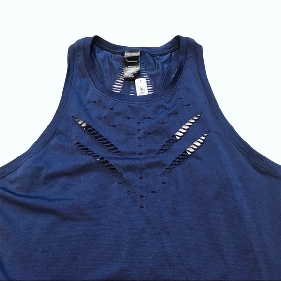 NWT Victoria’s Secret Navy Blue Seamless Tank - Picture 4 of 9
